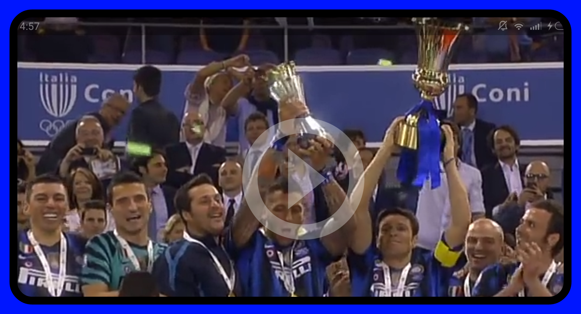 (Video) 29 maggio 2019 l'Inter vince la Coppa Italia con Leonardo